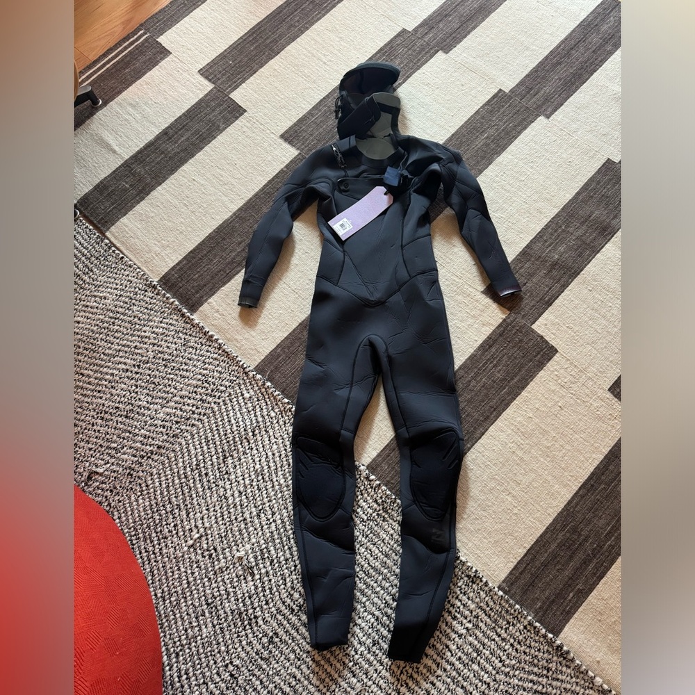 Billabong 5/4 Synergy Hooded Chest Zip Full Wetsuit size 2 (xs) NWT